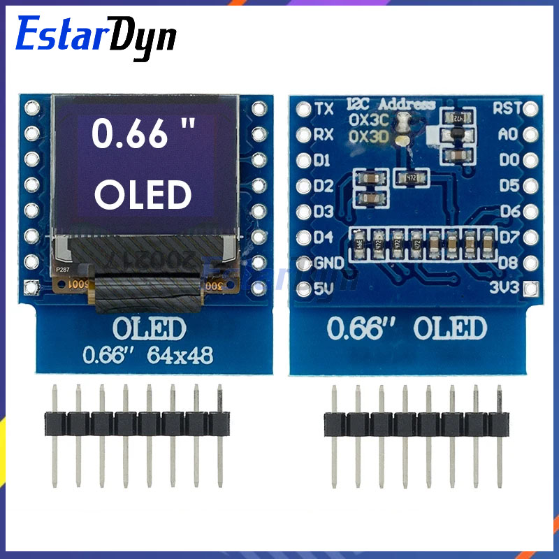 Wemos D1 Mini - Schermo LCD LED OLED da 0.66