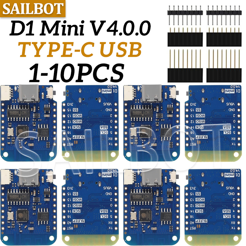 Wemos D1 Mini - 1-10PCS WeMos D1 Mini ESP8266 WIFI