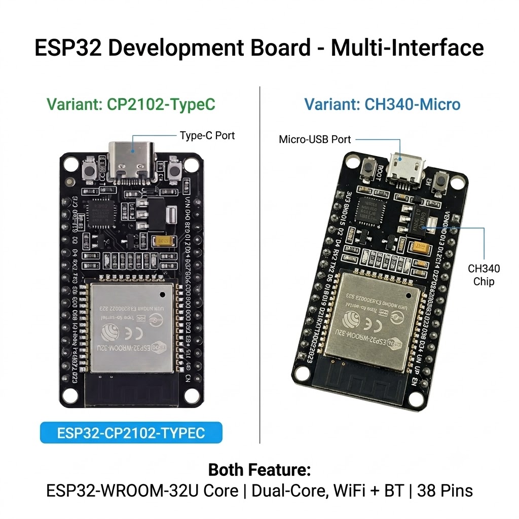 Nodemcuv2 - Scheda di sviluppo ESP32 Dual Core