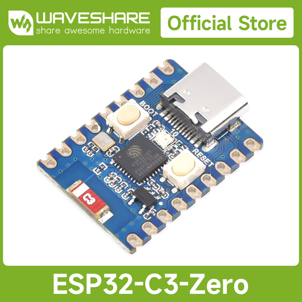 Waveshare Esp32 - Waveshare ESP32-C3 Zero Mini Scheda di
