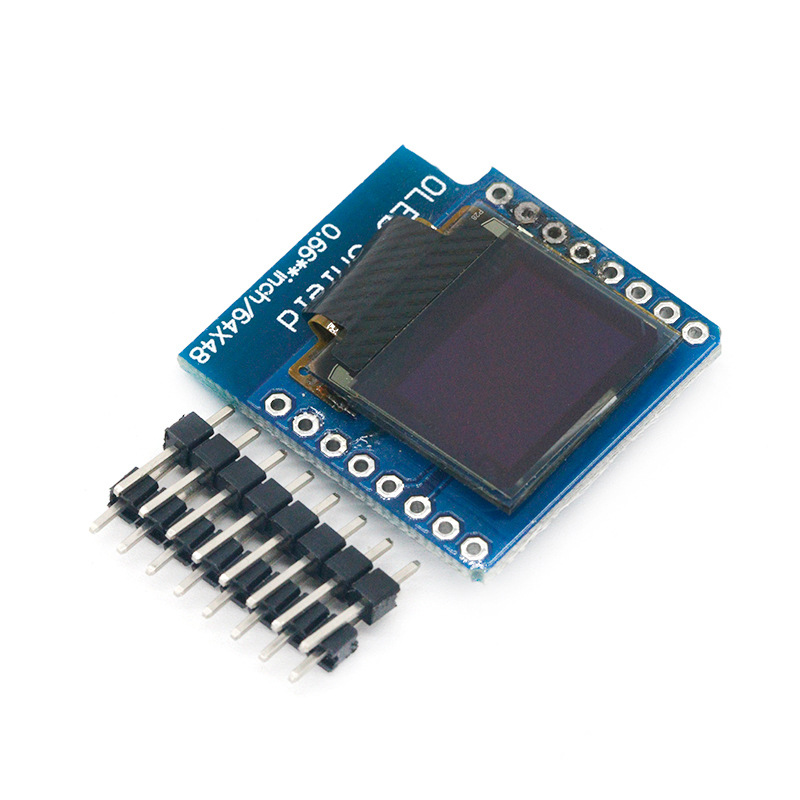 Wemos D1 Mini - 0.66 inch OLED Display Module for