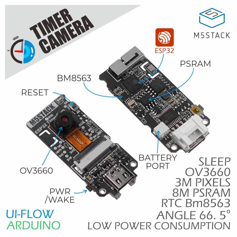 Doit Esp32 - Fotocamera ufficiale con timer PSRAM ESP32