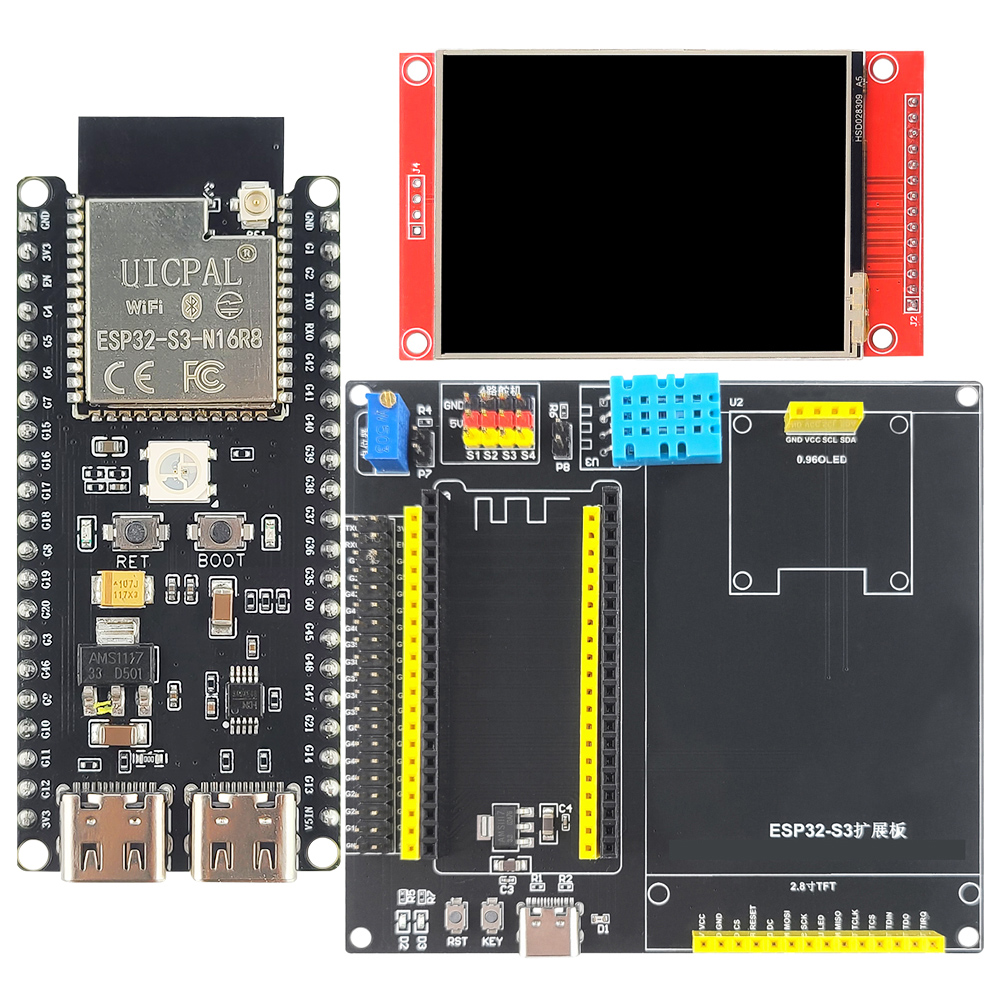 Esp32 S3 Devkitc 1 - Kit scheda di sviluppo ESP32-S3-DevKitC-1 con