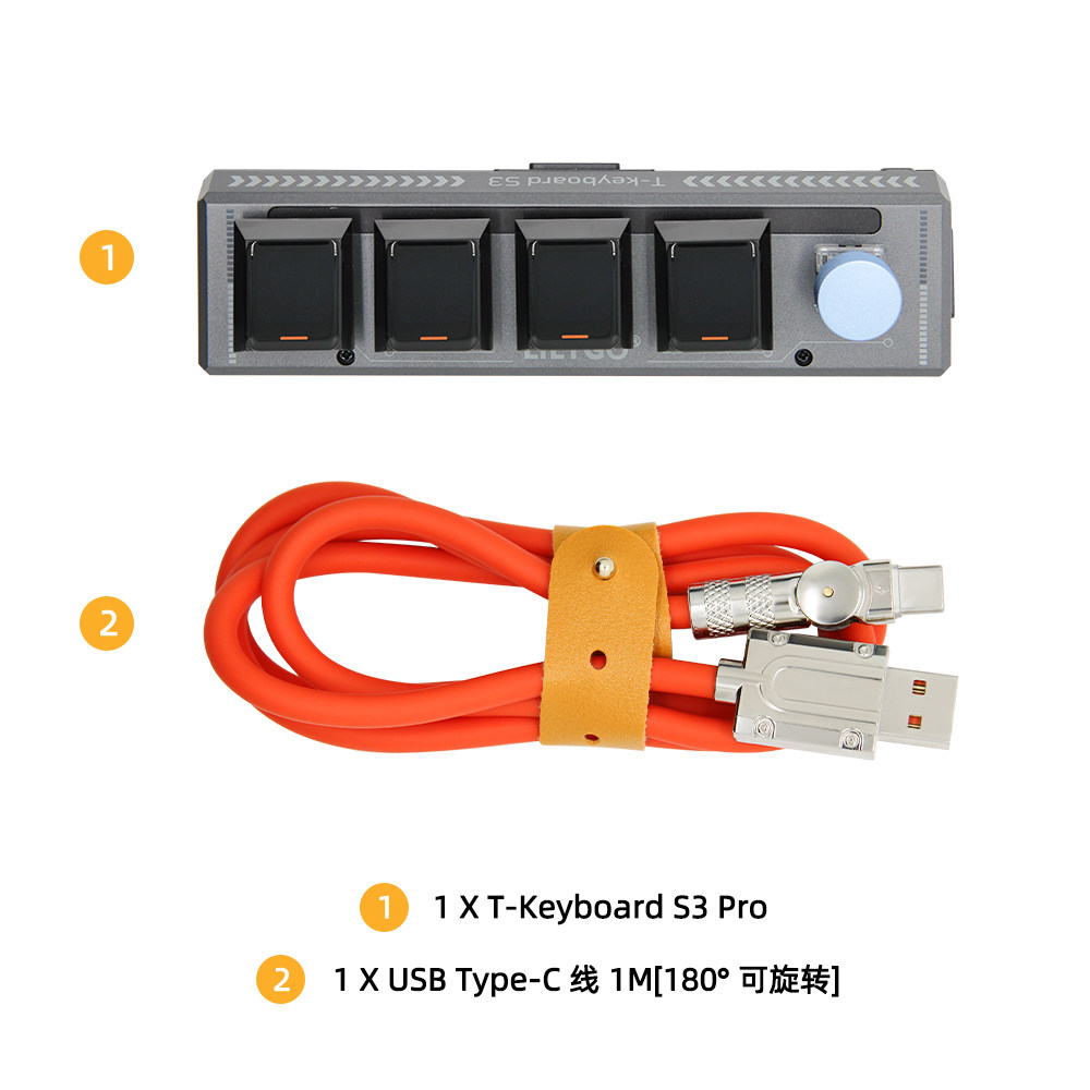 Lolin S3 - LILYGO T-Keyboard-S3-Pro Scheda di Sviluppo Tastiera
