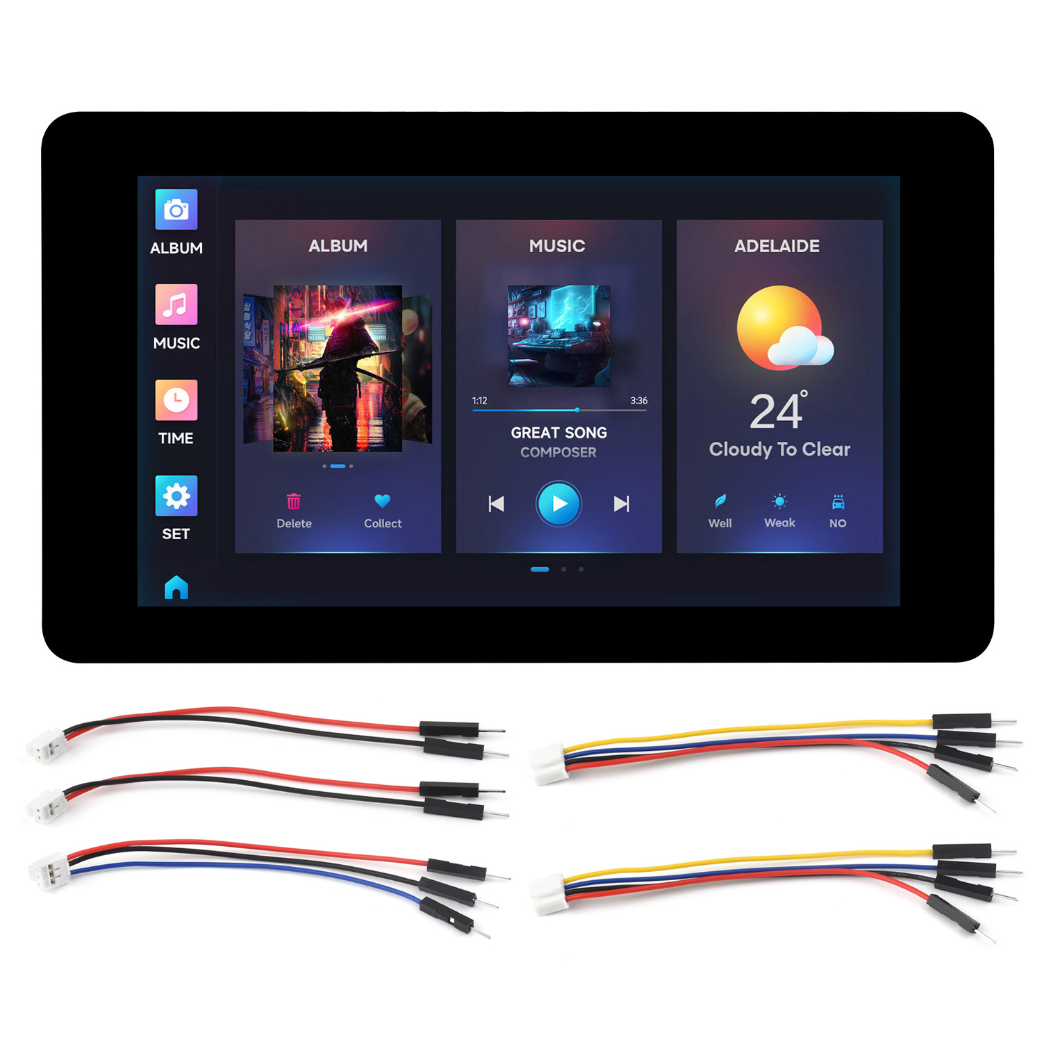 Lolin S3 - Scheda di sviluppo display capacitivo Waveshare