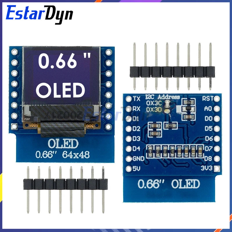 Schermo LCD LED OLED da 0.66 p - Wemos D1 Mini recensione e prezzo