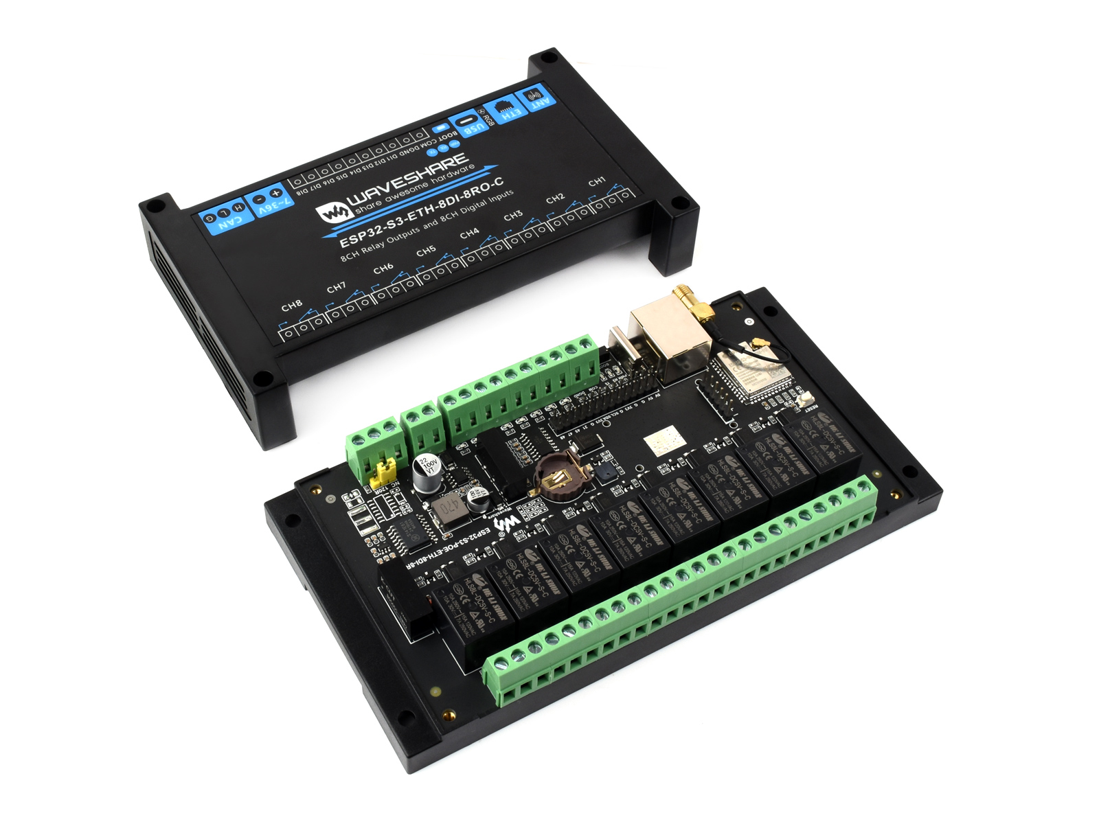 Modulo relè WiFi industriale E - Waveshare Esp32 recensione e prezzo