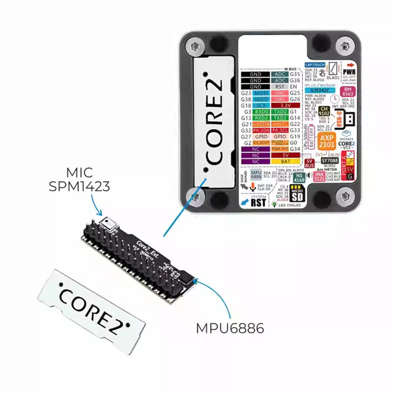 ABZW Per M5stack Core2 V1.1 ES - M5Stack Core2 recensione e prezzo
