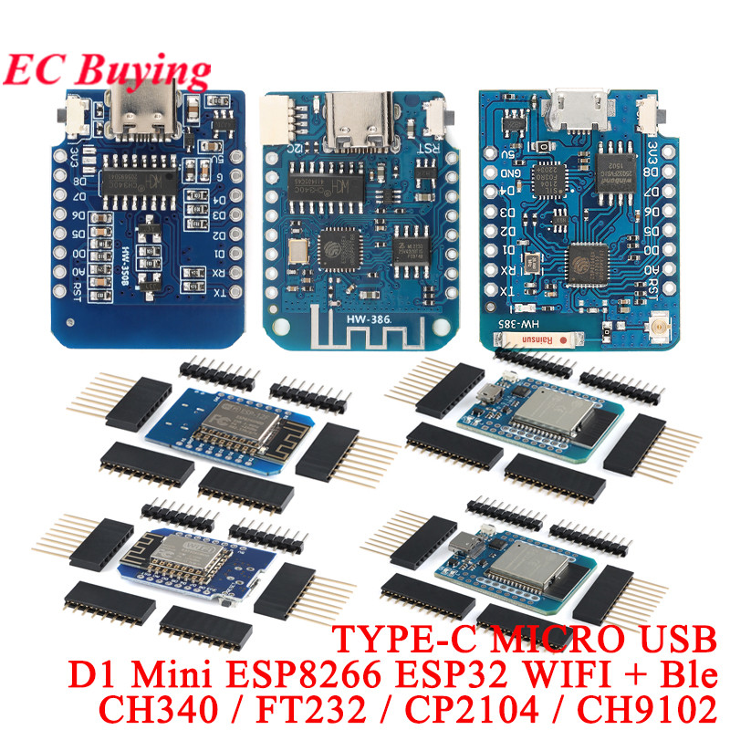 10Pz/1pz WeMos LOLIN D1 Mini P - D1 Mini Pro recensione e prezzo