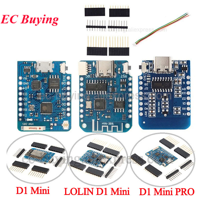 10Pz/1pz WeMos LOLIN D1 Mini P - D1 Mini Pro recensione e prezzo