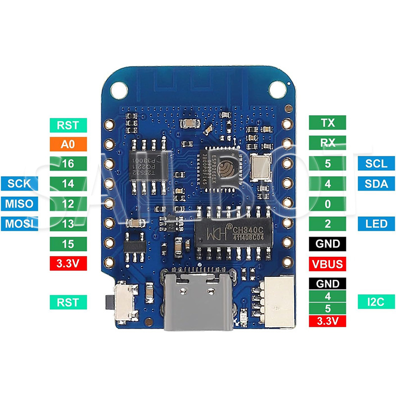 1-10PCS WeMos D1 Mini ESP8266  - Wemos D1 Mini recensione e prezzo