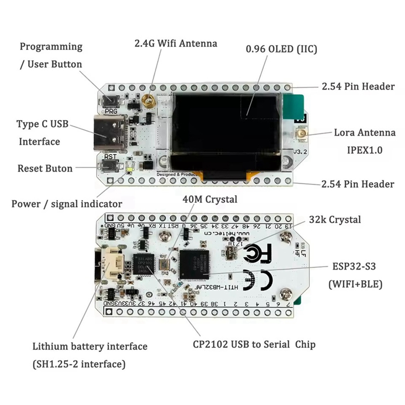 Heltec LoRa32 V3 863-928MHZ ES - Doit Esp32 recensione e prezzo