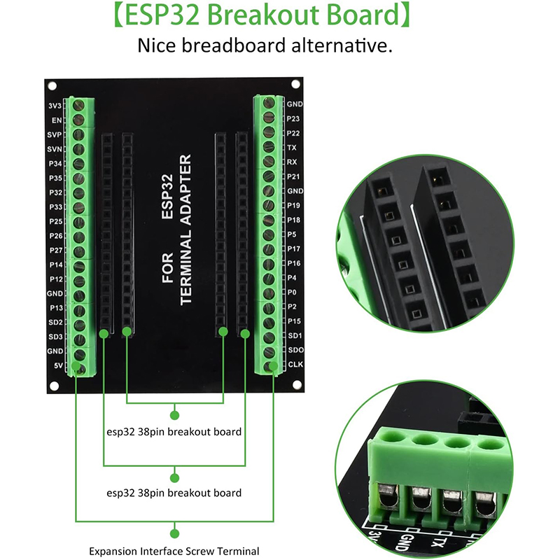 Scheda breakout ESP32 3 pezzi  - Nodemcu 32S recensione e prezzo