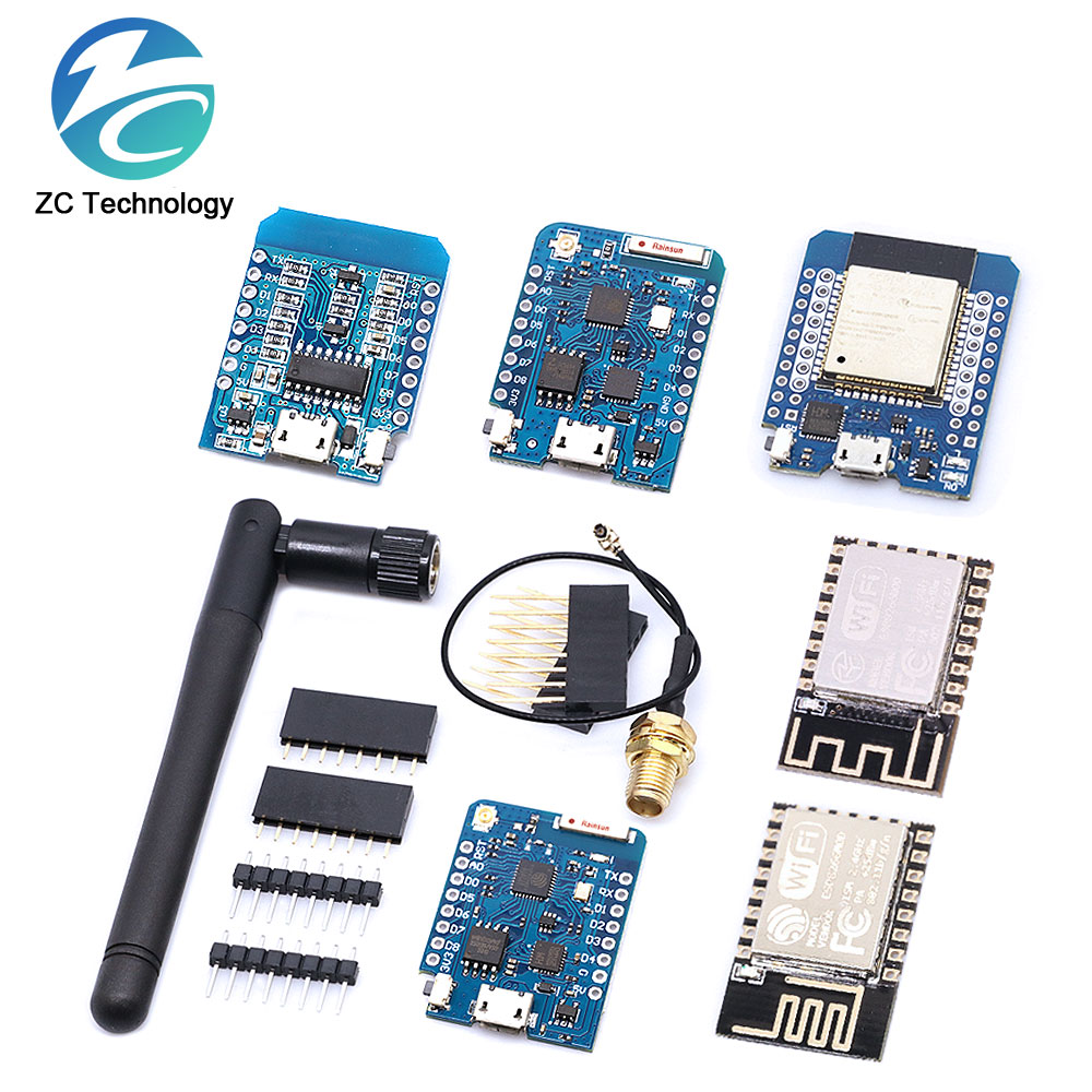 ESP8266 ESP-12 ESP-12F ESP32 C - Wemos D1 Mini recensione e prezzo