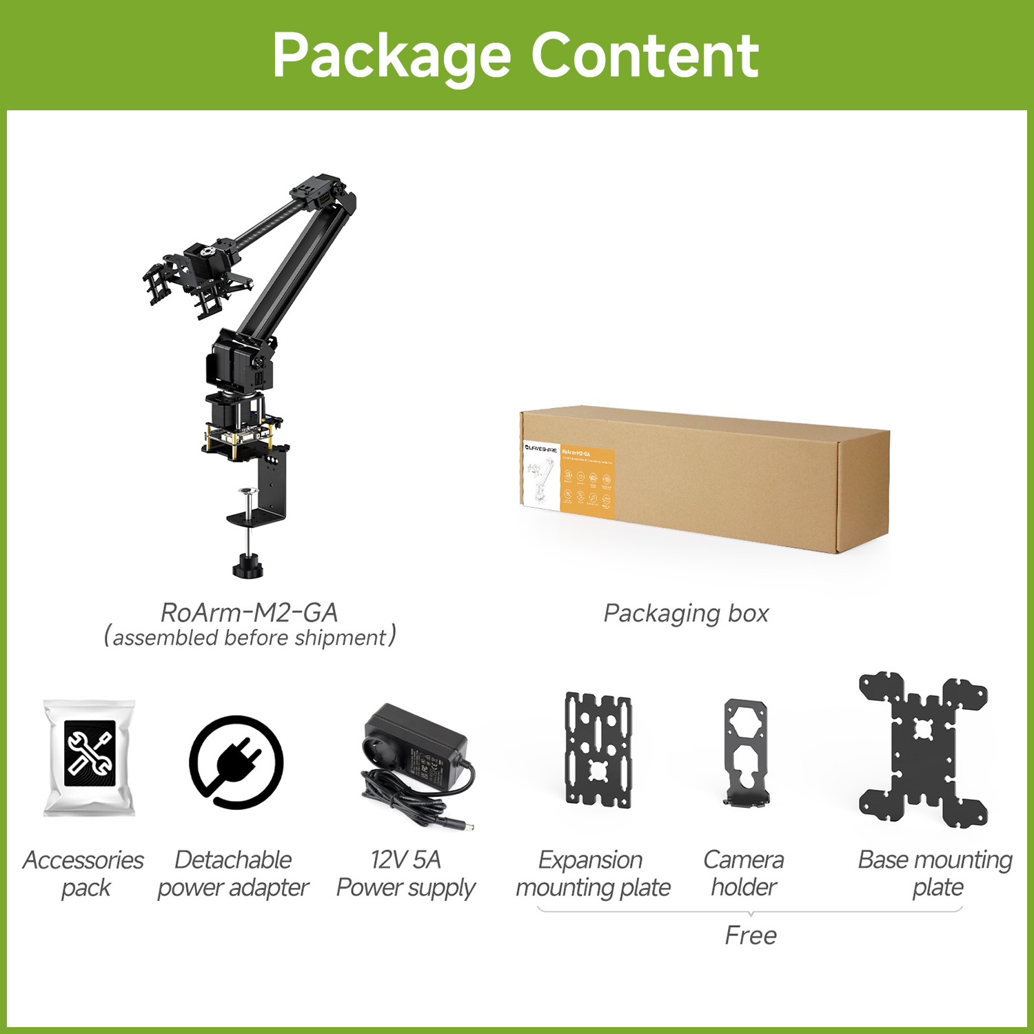 Kit Braccio Robotico da Tavolo - Waveshare Esp32 recensione e prezzo