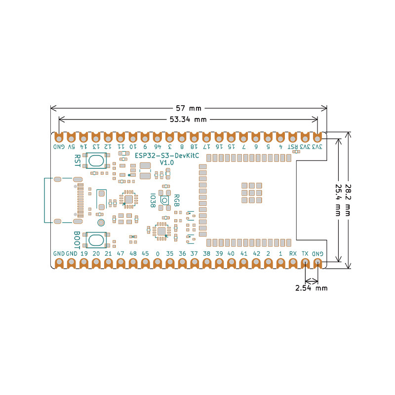 Scheda di sviluppo ESP32 S3 Co - Esp32 S3 Devkitc 1 recensione e prezzo