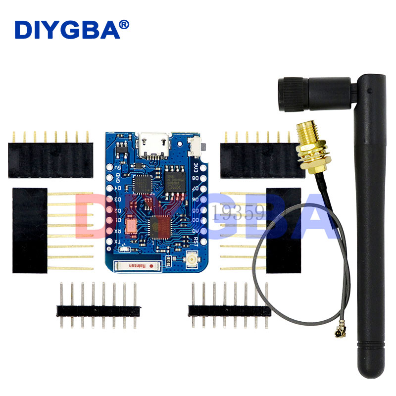 WEMOS D1 Mini Pro 4M 16M Byte  - Nodemcuv2 recensione e prezzo