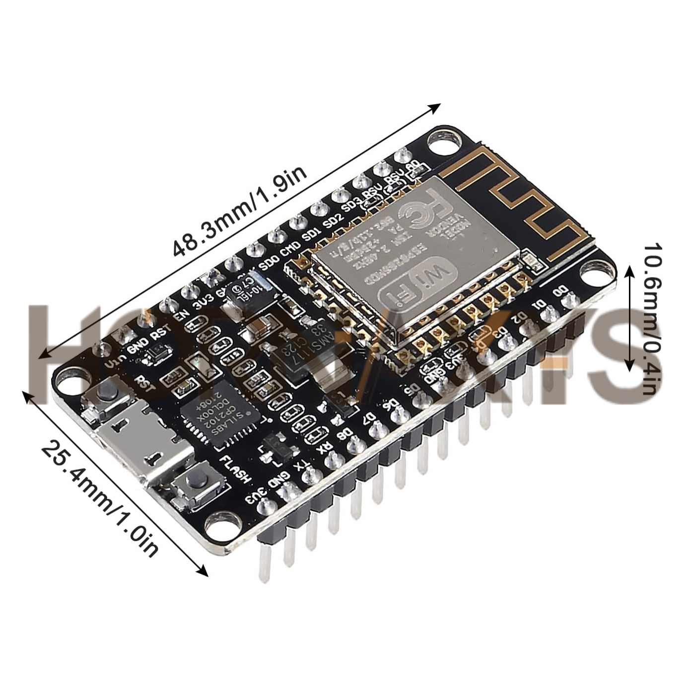 1-10PCS/Modulo Wireless CP2102 - Nodemcuv2 recensione e prezzo