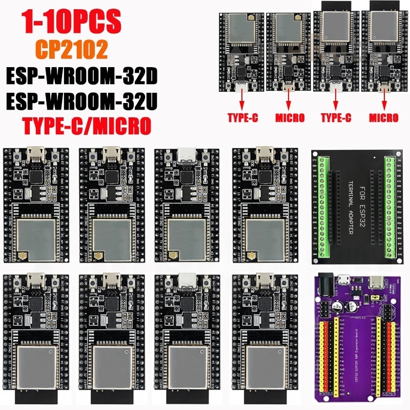 1-10PCS ESP32-DevKitC core boa - Nodemcu 32S recensione e prezzo