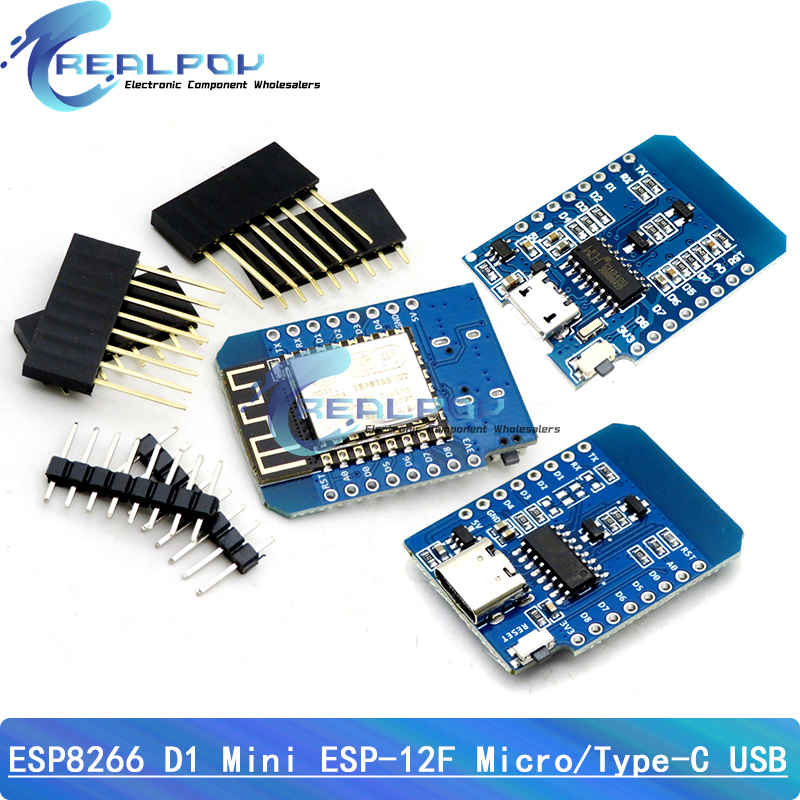D1 Mini TYPE-C / MICRO ESP8266 - Nodemcuv2 recensione e prezzo