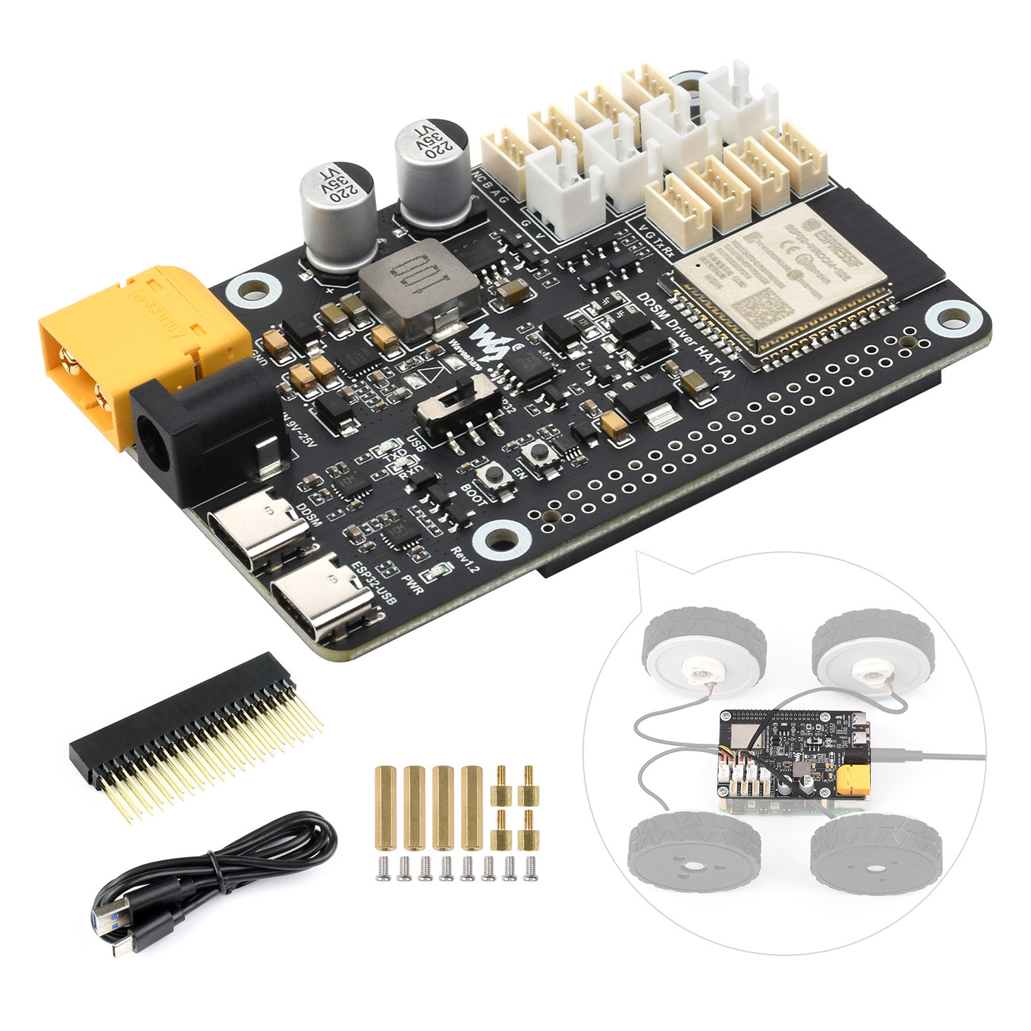 Scheda driver servomotore a tr - Waveshare Esp32 recensione e prezzo